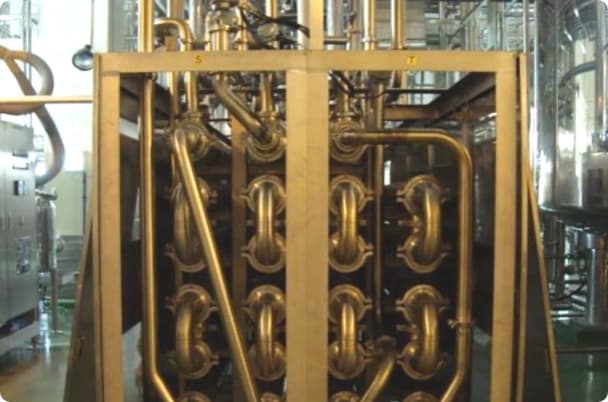 殺菌機・冷却器・無菌タンク